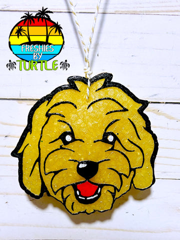 Golden Doodle Dog Freshie