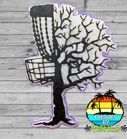 Disc Golf Basket Tree Freshie