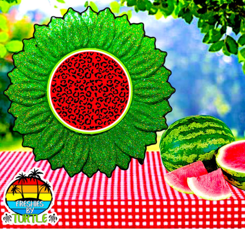 Watermelon Sunflower Freshie