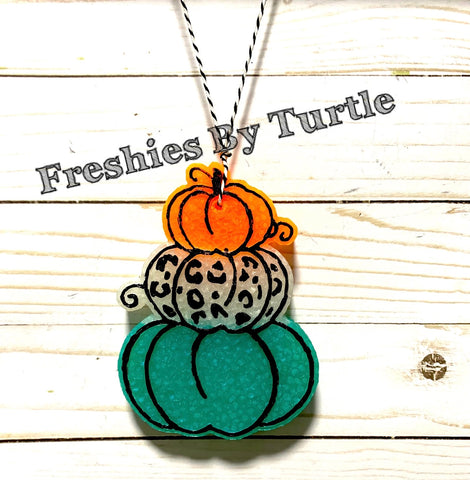 Stacked Pumpkins Freshie