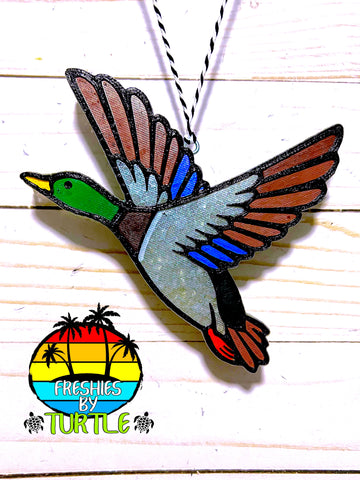 Mallard Flying Duck Freshie