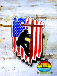American Flag Lineman Freshie