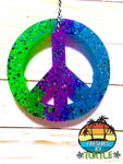 Peace sign car freshie